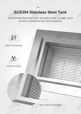 SUS304 8.5金属のための超音波部の洗剤ガロンの600W
