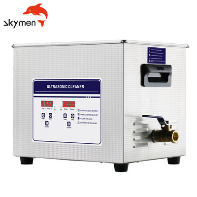タイマーおよびヒーターが付いているSkymen 240W 10L PCBデジタルの超音波洗剤SUS304
