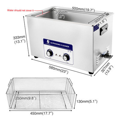 PSEの超音波Bathの洗剤機械30L 500WのヒーターはSCCPのガスを抜く